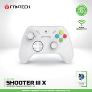 FANTECH WGP13X SHOOTER III X WIRELESS GAMING CONTROLLER WHITE - - Fun Touch Shop
