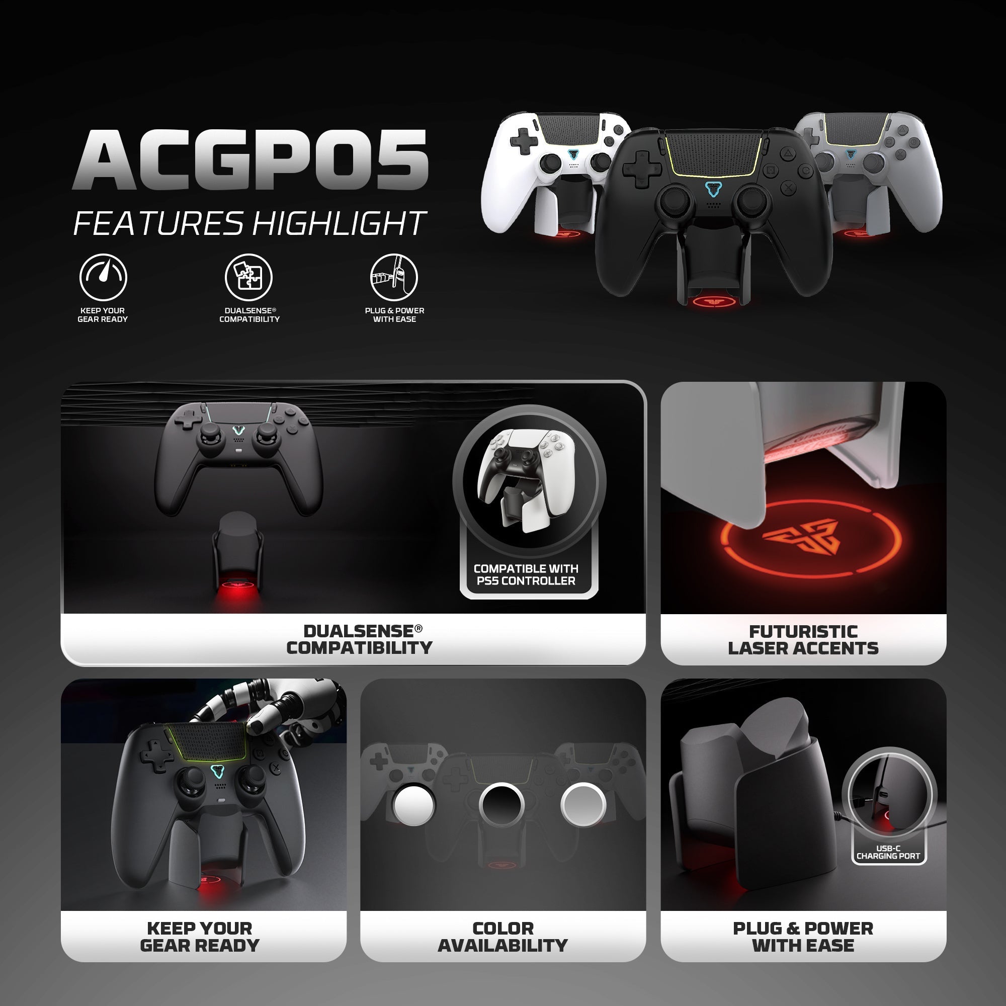 FANTECH ACGP05 CHARGING DOCK FOR WGP15 - - Fun Touch Shop