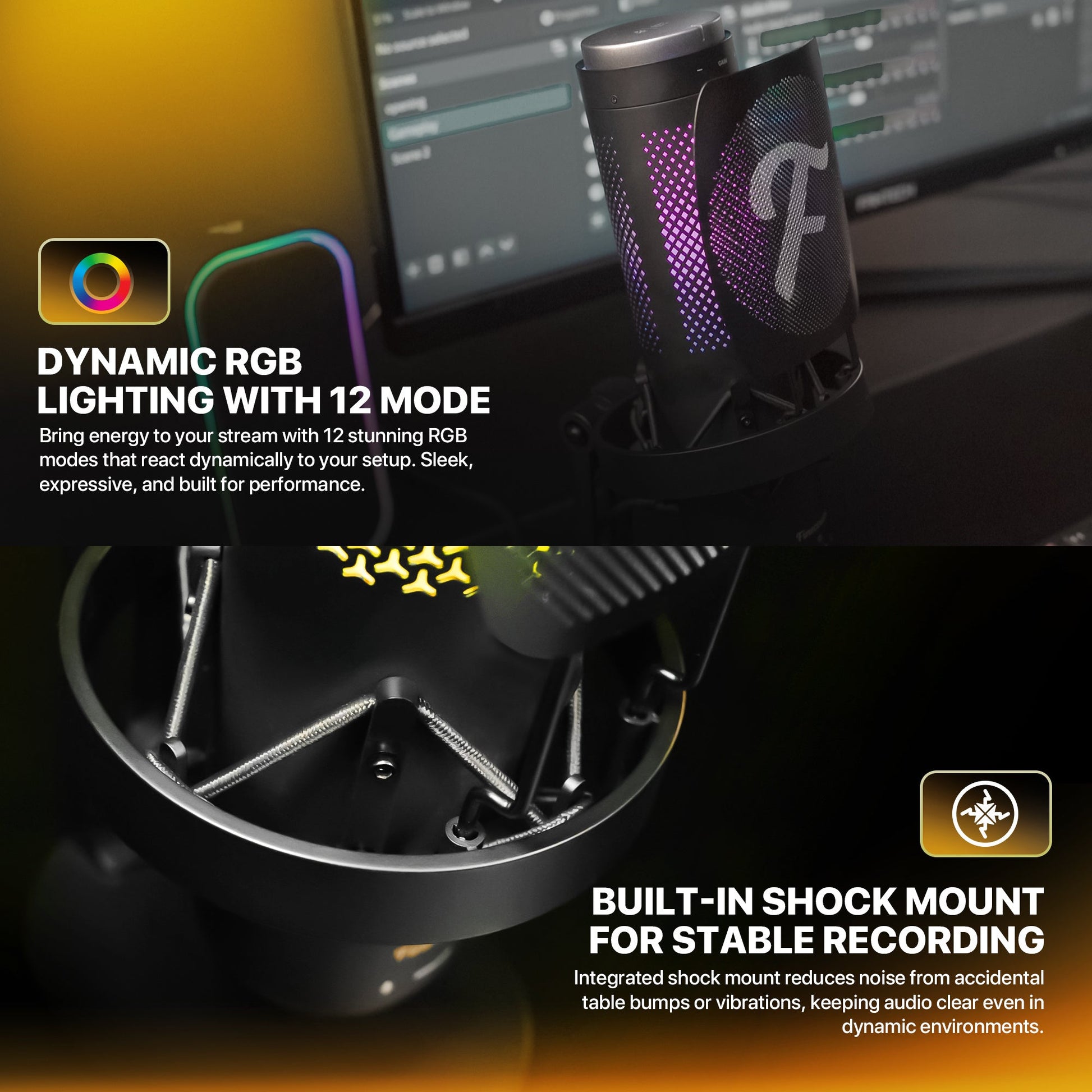 Fantech UFM1 Finecoustic SONARA Condenser Microphone - Fun Touch Jordan