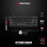 Fantech Magnetic Switch Keyboard ATOM HE68 SERIES MK811