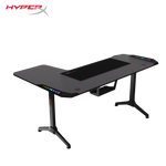 Hyperx Gaming Desk (L) 160*60 cm           ( L : 100cm ) RGB LIGHTING - - Fun Touch Shop