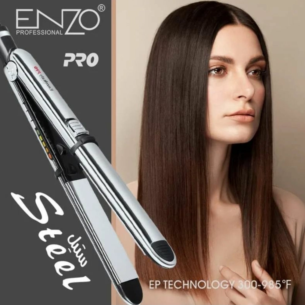 Enzo EN-3331 Hair Steel Slim Straightener EN-3331 - - Fun Touch Shop
