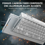 ATTACK SHARK R68 HE Carbon Fiber Rapid Trigger Keyboard Magnetic Switch