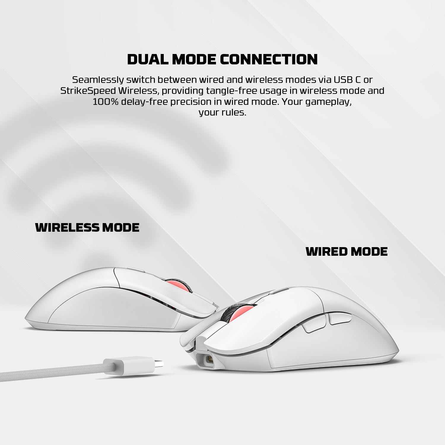 FANTECH WGC5S BLAKE S DUAL MODE WIRELESS GAMING MOUSE - BLACK - - Fun Touch Shop