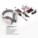Fantech SUPER MAXFIT Carbon Pro Bluetooth Wireless Headset with Detachable Mic