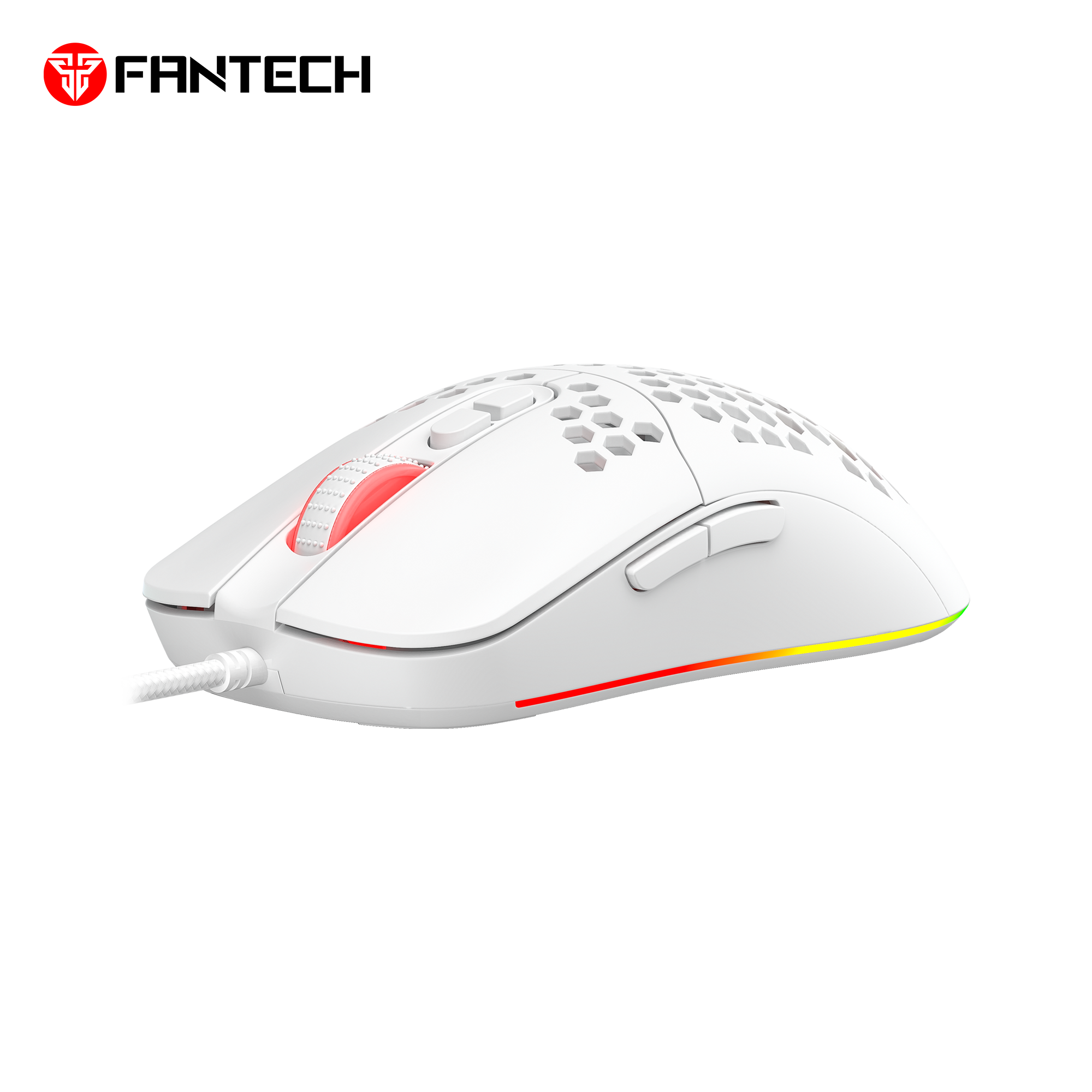 Fantech HERO X18 Gaming Mouse RGB White - - Fun Touch Shop