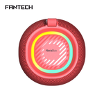 FANTECH BS159 True Wireless RMS Speaker TWS Deep Bass 10W 57mm Driver 4-Way Connectivity BT TF Card USB RGB Portable Speaker - Red - - Fun Touch Shop