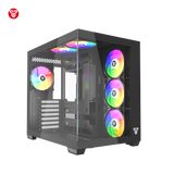 Fantech CG85 LUMINA MID Tower Gaming Case - Black