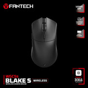 FANTECH WGC5S BLAKE S DUAL MODE WIRELESS GAMING MOUSE - BLACK - - Fun Touch Shop
