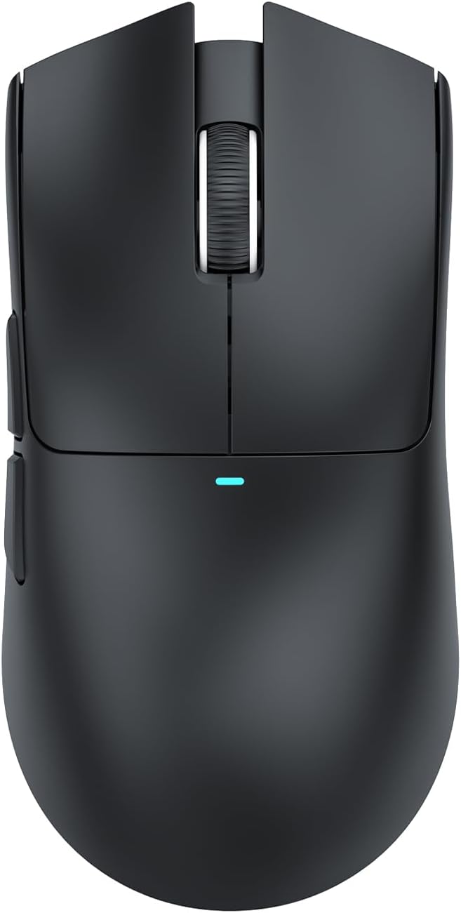 ATTACK SHARK X11 Lightweight Wireless Gaming Mouse with RGB Charging Dock,Tri-Mode-2.4G/USB-C Wired/BT,22K DPI,PAW3311 Optical Sensor,HUYU Switch, 5 programmable Buttons for PC/Mac(Black) - - Fun Touch Shop