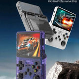 R36S Handheld Game Console, 3.5 inch IPS Screen Retro Gaming Console 64G Card with 15000+Classic Games