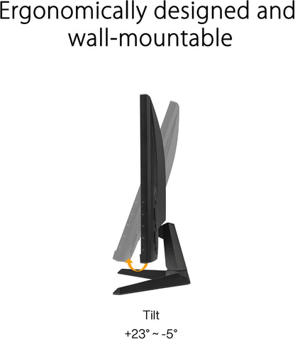 Asus tuf gaming vg259q5a gaming monitor: 24.5-inch full hd(1920x1080) 200hz fast ips elmb 0.3ms gtg (min.) stereo