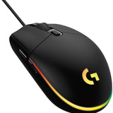 Logitech G102 Light Sync Gaming Wired Mouse with Customizable RGB Lighting