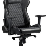 Nordic Game Supply HyperX Blast Gaming Chair - Ergonomic Gaming Chair, Leather Upholstery Video Chair - Red Black PC Racing Tilt Gaslift Foam Armrests Office Secret Hyper X Chair Lab - N=Black - - Fun Touch Shop