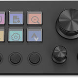 REDRAGON Skyrider SS-551 Smart Streaming Control Panel – Professional Stream Deck with 6 Programmable LCD Buttons and 3 Multi-Function Knobs, Quick and Convenient Control of Software and Apps