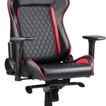 Nordic Game Supply HyperX Blast Gaming Chair - Ergonomic Gaming Chair, Leather Upholstery Video Chair - Red Black PC Racing Tilt Gaslift Foam Armrests Office Secret Hyper X Chair Lab - - Fun Touch Shop