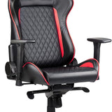 Nordic Game Supply HyperX Blast Gaming Chair - Ergonomic Gaming Chair, Leather Upholstery Video Chair - Red Black PC Racing Tilt Gaslift Foam Armrests Office Secret Hyper X Chair Lab - - Fun Touch Shop