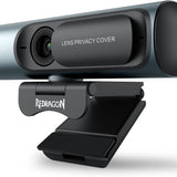 Redragon GW911 4K Webcam for PC, Ultra HD with Dual Noise-Cancelling Mic, PDAF Auto Focus, Auto Light Correction, Plug & Play, Privacy Cover – Works w/Zoom/Teams/Skype/Google Meet