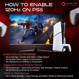 GAMEON GOAP27FHD380IPS Artic Pro Series 27" FHD, 380Hz, MPRT 0.5ms, HDMI 2.1, Fast IPS Gaming Monitor (Supports PS5) - White