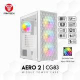 Fantech Aero 2 CG83 Middle Tower Case Tower Case & Monitor 45 JOD