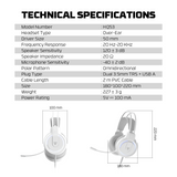 FANTECH FLASH HQ53 LIGHTWEIGHT GAMING HEADSET JOD 15