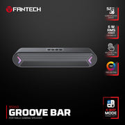 Fantech Bluetooth Speaker Groove Bar BS160 Black - - Fun Touch Shop