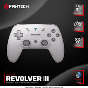 FANTECH Revolver III WGP12S - Wireless Multi-Platform Gamepad - GRAY - - Fun Touch Shop