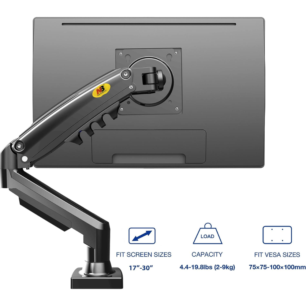 NB North Bayou F80 Monitor Stand 17 - 30”Monitors Tower Case & Monitor 30 JOD