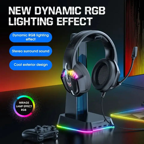 ONIKUMA X28 RGB Professional Gaming Headphone