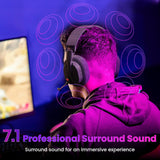 Redragon H888 Wireless Gaming Headset with 7.1 Surround Sound