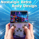 R36S Handheld Game Console, 3.5 inch IPS Screen Retro Gaming Console 64G Card with 15000+Classic Games