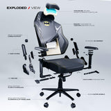 CYBEART | Batman Classic - Chaise de gaming/bureau série APEX | Lombaire 4D, accoudoir 4D, similicuir Endura, oreiller AeroMag, inclinable et inclinable