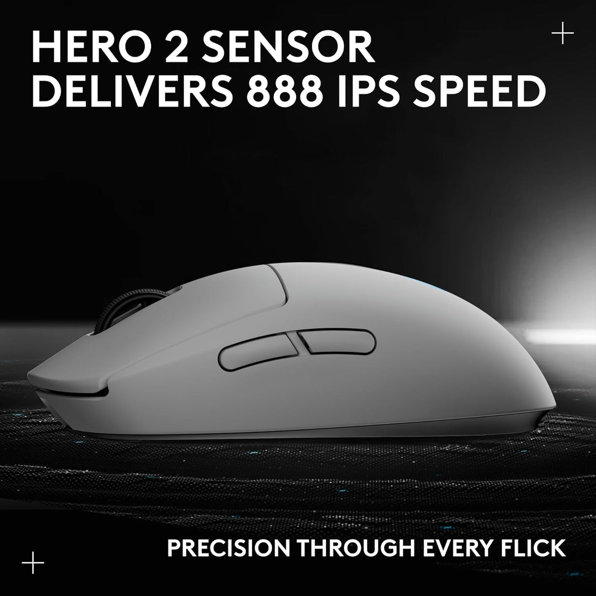 Logitech g pro 2 lightspeed wireless gaming mouse right- or left-handed mouse with up to 4 customizable and switchable