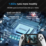 M25 Handheld Game Console Television HDMI-Compatible 4.3 Inch 64G 20000+Games 80*272 LCD Screen Handheld HDTV Game Dual Wireless Controller Gift