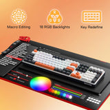 Redragon K689 PRO Wireless Gasket RGB Gaming Keyboard 104 Keys