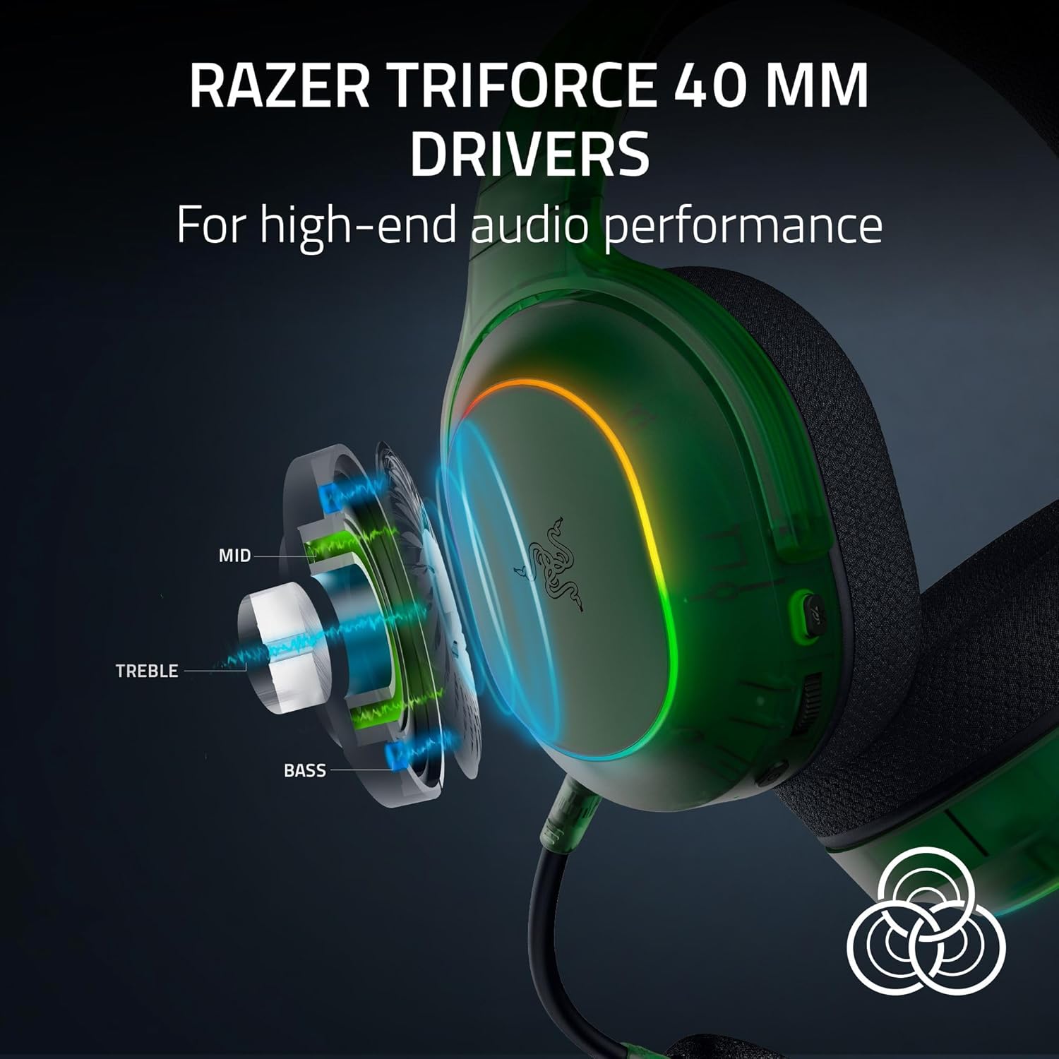 Razer Barracuda X Chroma Wireless Gaming Headset: 2.4GHz Wireless & Bluetooth - Fun Touch Jordan