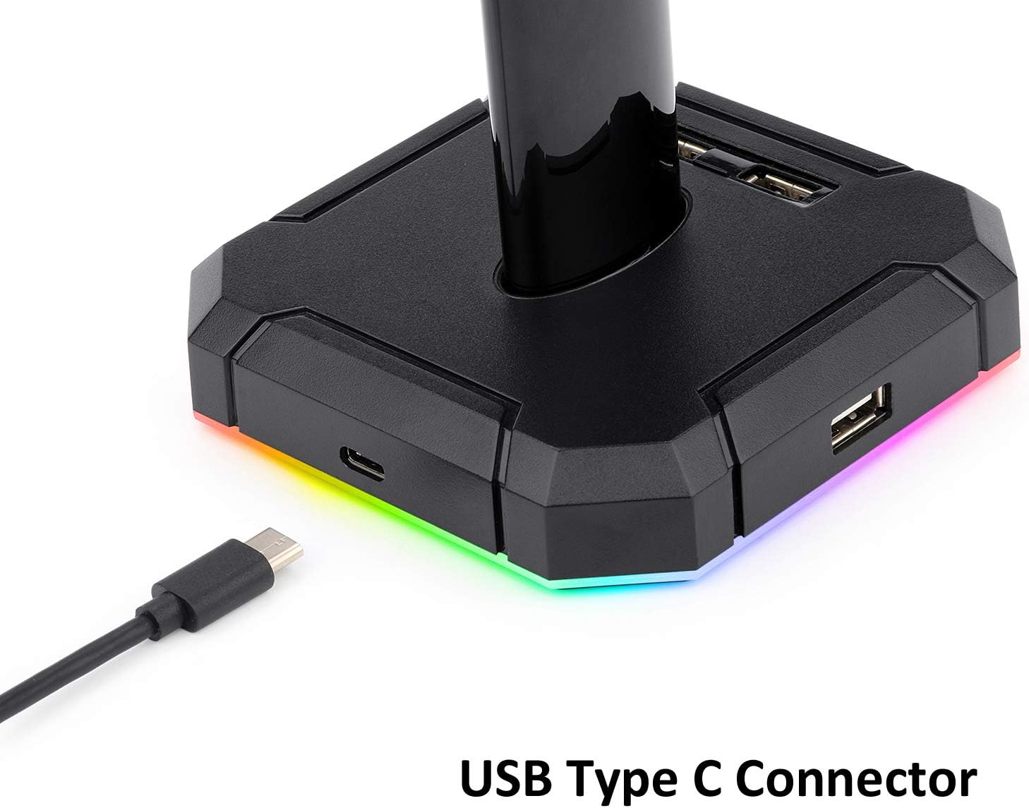 Redragon H858 3-Mode Wireless Gaming Headset, 7.1 Surround Sound + Redragon HA300 Scepter Pro Headset Stand Rgb.