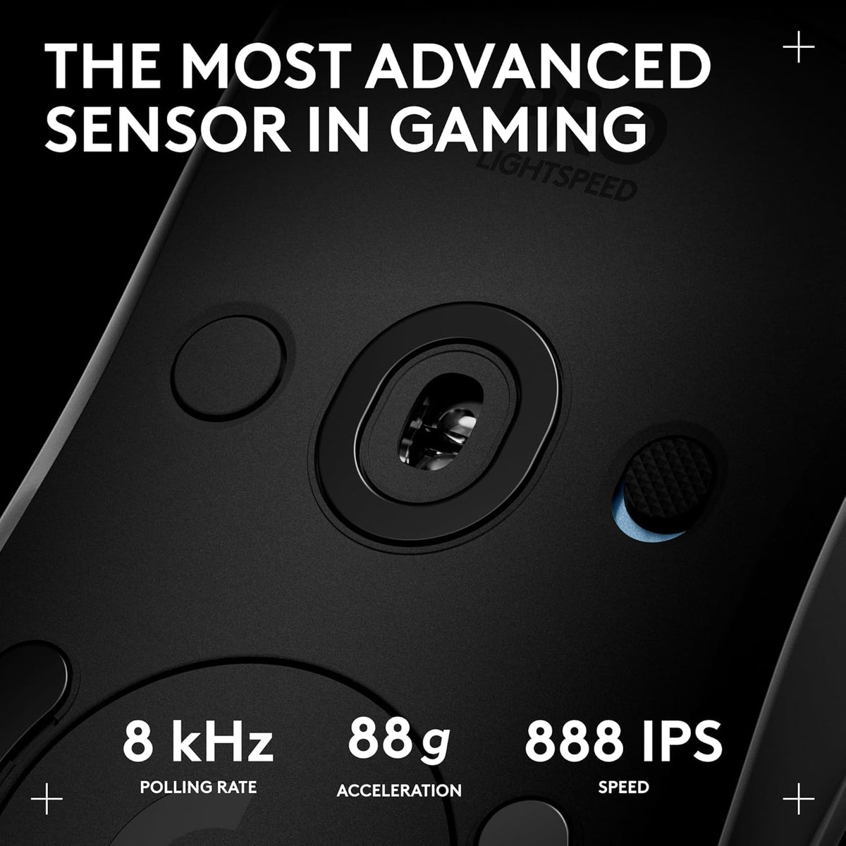 Logitech g pro 2 lightspeed wireless gaming mouse right- or left-handed mouse with up to 4 customizable and switchable