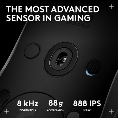Logitech g pro 2 lightspeed wireless gaming mouse right- or left-handed mouse with up to 4 customizable and switchable