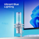 HyperX Quadcast 2 Frost – USB Microphone for Gaming, Streaming and Podcasting, with On-Board Controls, LED Lighting, Removable Shock Mount ,White