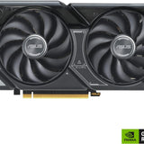 ASUS Dual GeForce RTX™ 4060 OC Edition 8GB GDDR6 (PCIe 4.0, 8GB GDDR6, DLSS 3, HDMI 2.1a, DisplayPort 1.4a, 2.5-Slot Design, Axial-tech Fan Design, 0dB Technology, and More)