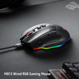 Redragon M813 RGB Wired Gaming Mouse with 4D Dual Mode Scroll Wheel