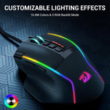 Redragon M915 Gaming Mouse, Wired Gaming Mouse 26,000 DPI Opitacl Sensor