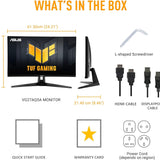 ASUS TUF Gaming 27” 1440P Monitor (VG27AQL5A) – QHD (2560 x 1440), 210Hz, 0.3ms, Fast IPS, Extreme Low Motion Blur Sync, Speakers, DisplayWidget Center, Gaming AI, Height Adjustment, 3 yr Warranty