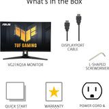ASUS TUF Gaming 27” 1440P Monitor (VG27AQM5A) – QHD (2560 x 1440), 300Hz, 0.3ms, Fast IPS, Extreme Low Motion Blur Sync, Speakers, DisplayWidget Center, Gaming AI, Height Adjustment, 3 yr Warranty