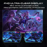 GAMEON GOPS27180IPS Pro Series 27" FHD, 180Hz, MPRT 0.5ms, HDMI 2.1, Fast IPS Gaming Monitor (Supports PS5) - Black