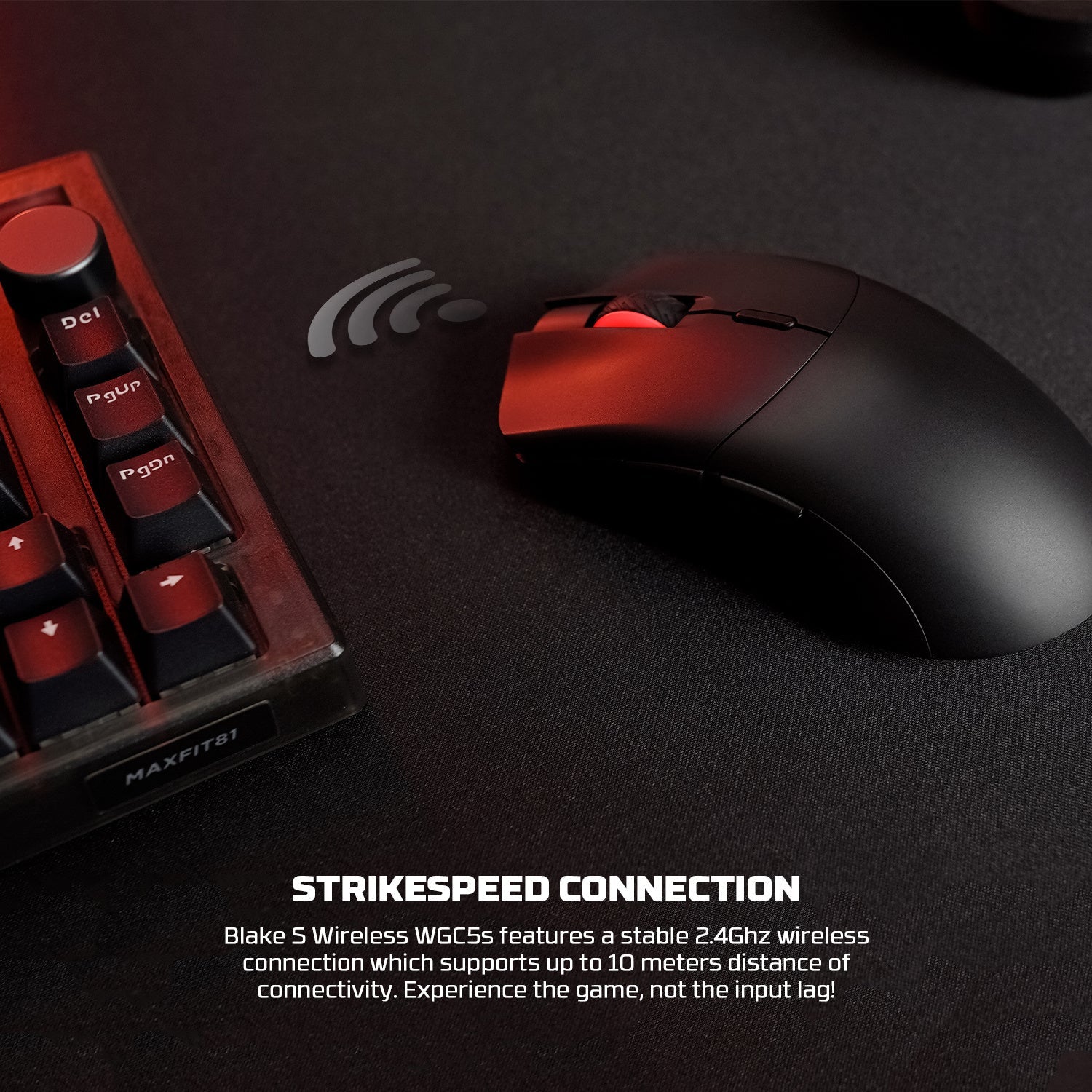 FANTECH WGC5S BLAKE S DUAL MODE WIRELESS GAMING MOUSE - BLACK - - Fun Touch Shop