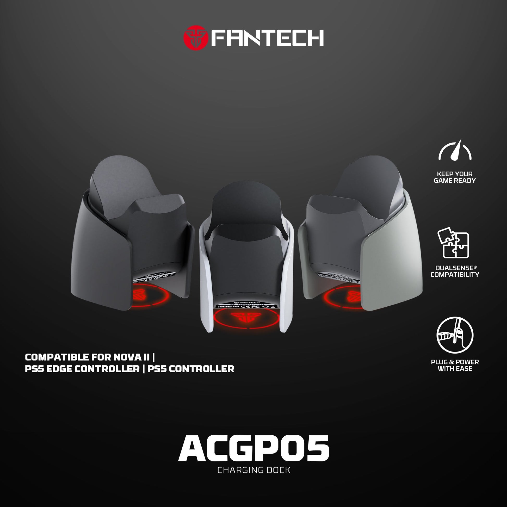 FANTECH ACGP05 CHARGING DOCK FOR WGP15 - - Fun Touch Shop