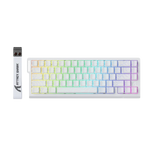 ATTACK SHARK X68 HE Rapid Trigger Mechanical Gaming Keyboard 60% Wired TKL with Adjustable Actuation,Hall Effect Magnetic Switch,8KHz Polling Rate,RGB Backlit,Top Mount for PC Mac Esport Gamer(White)) - - Fun Touch Shop