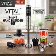Vital Professional 7-in-1 Hand Blender Set (Model VIT-9048)